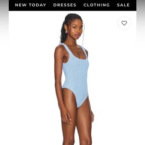 Hunza G blue swimsuit